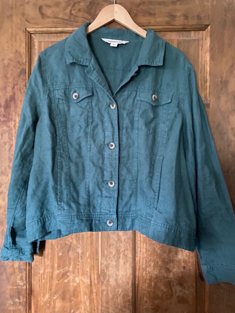 Coldwater Creek linen jacket